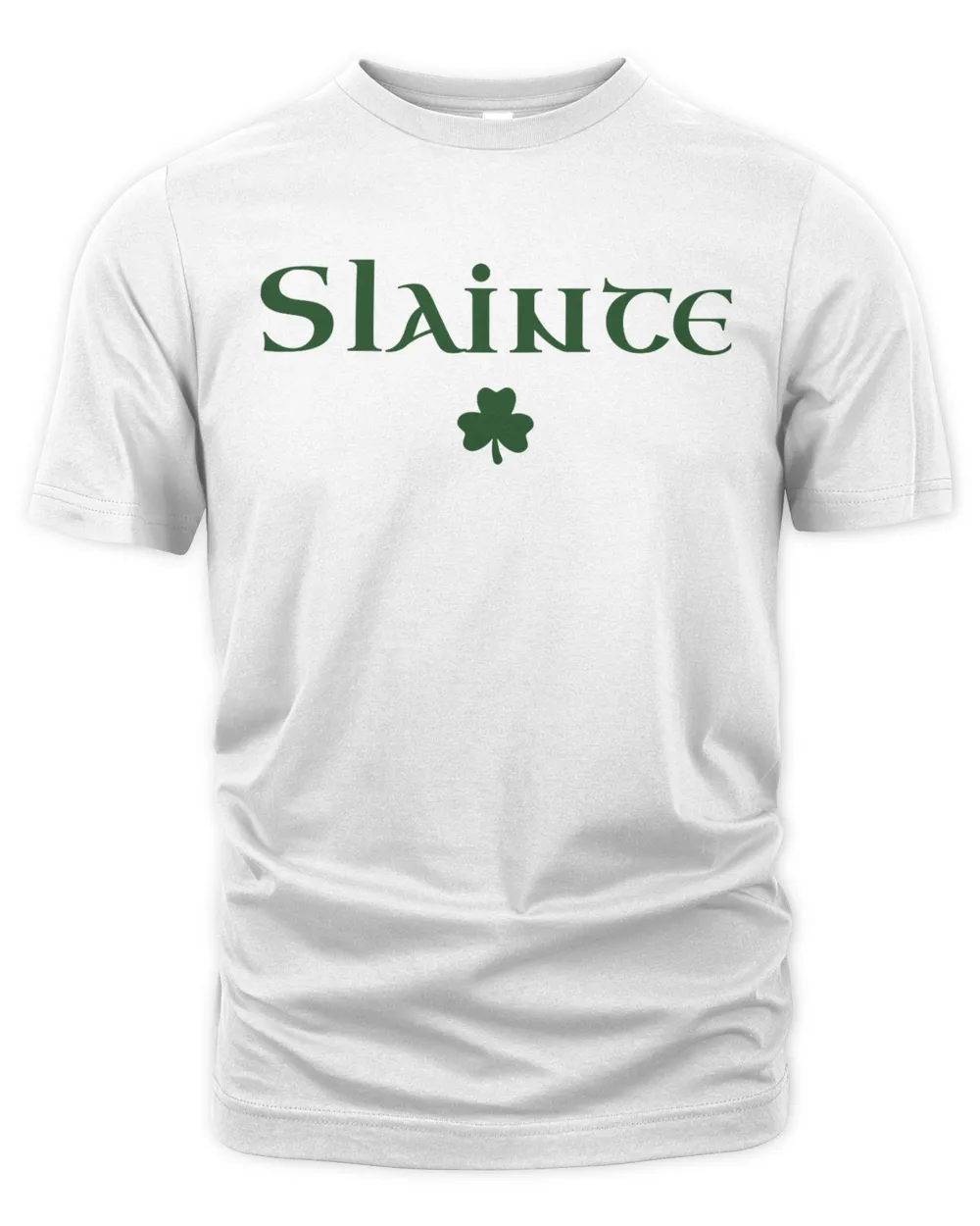 Cute Slainte Irish St Patricks Day Shirt Unisex Premium T-Shirt white s